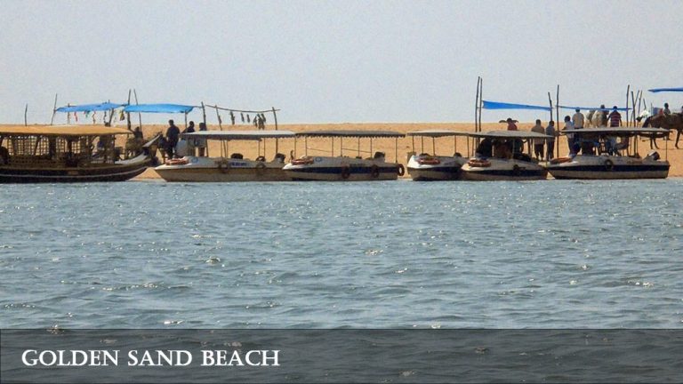 Boats at Golden Sand Beach, Poovar